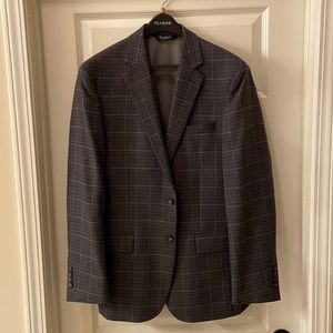 Jos. A. Bank Gray Plaid Blazer
